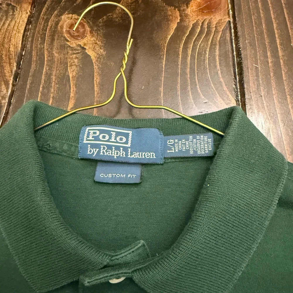 Ralph Lauren Men's Polo Shirt in Forest Green - Picture 2 of 3